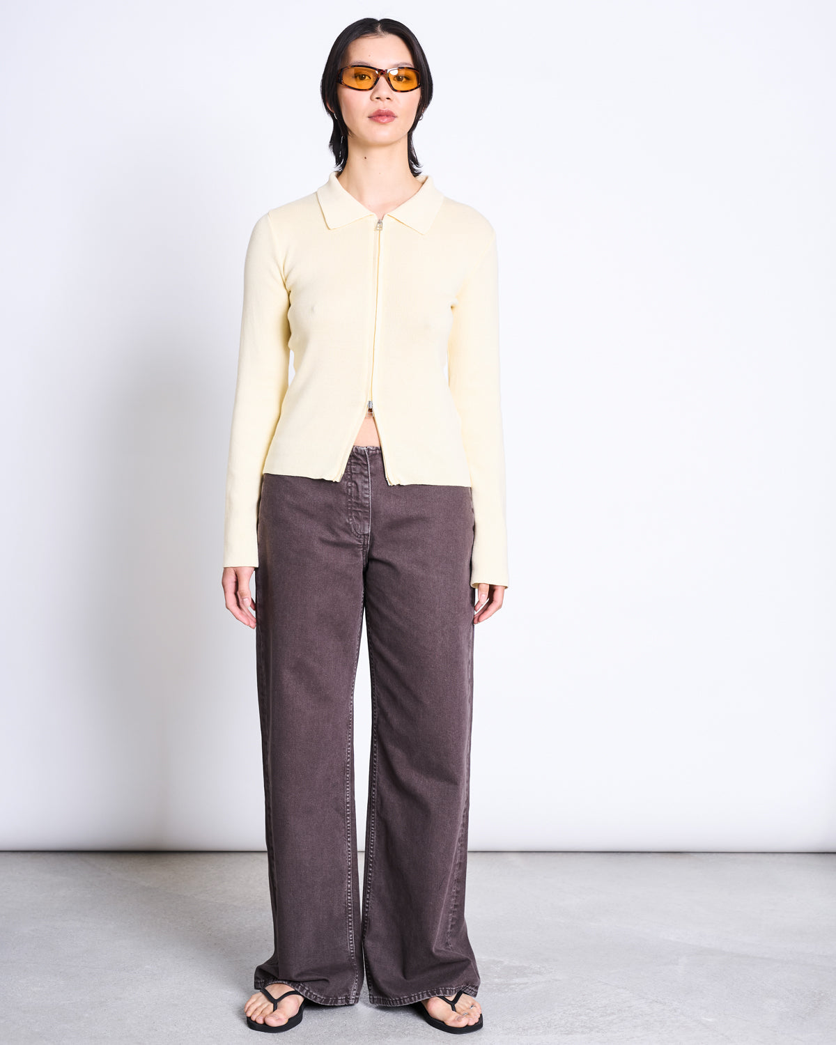 ZIP CARDIGAN TYRIE BUTTERMILK GOTS cardigan jan-n-june 1