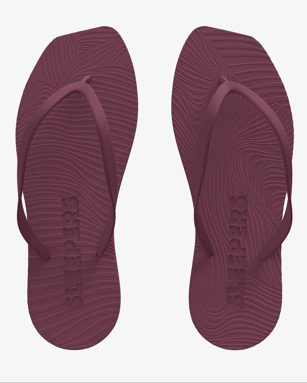 SLEEPERS TAPERED FLIP FLOPS BURGUNDY Flip Flops jan-n-june 2