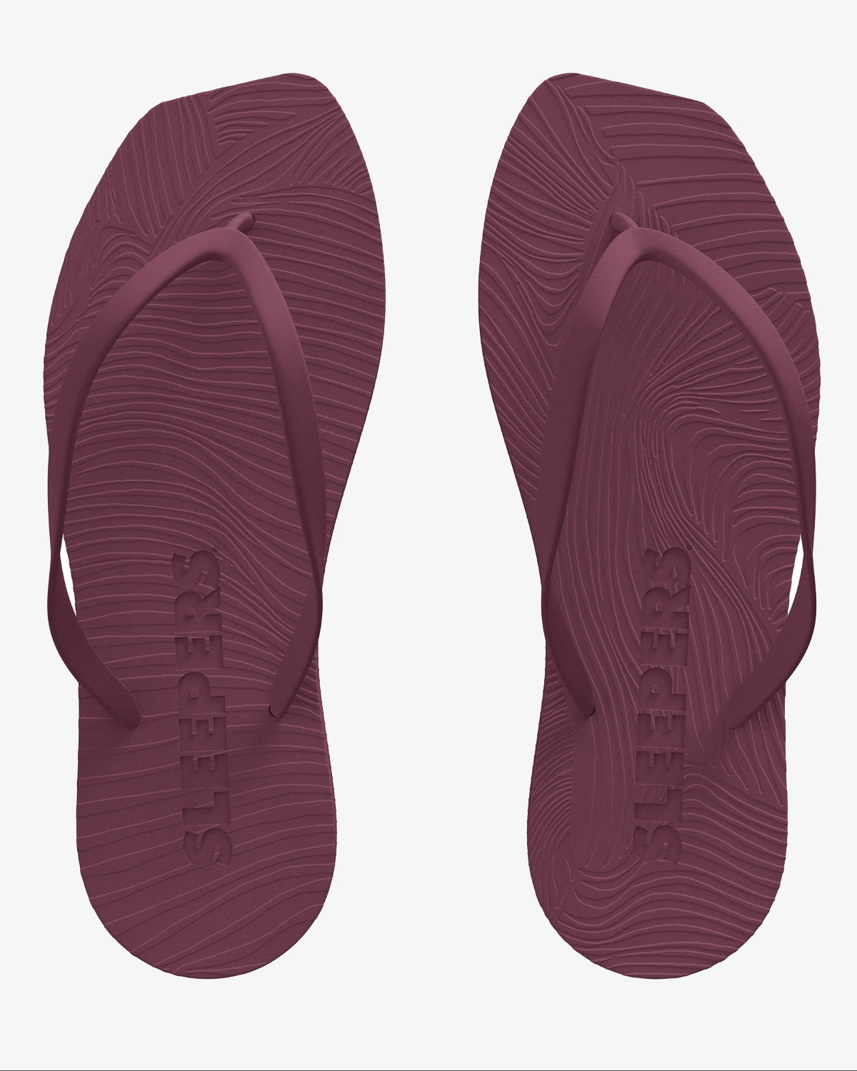 SLEEPERS TAPERED FLIP FLOPS BURGUNDY Flip Flops jan-n-june 2