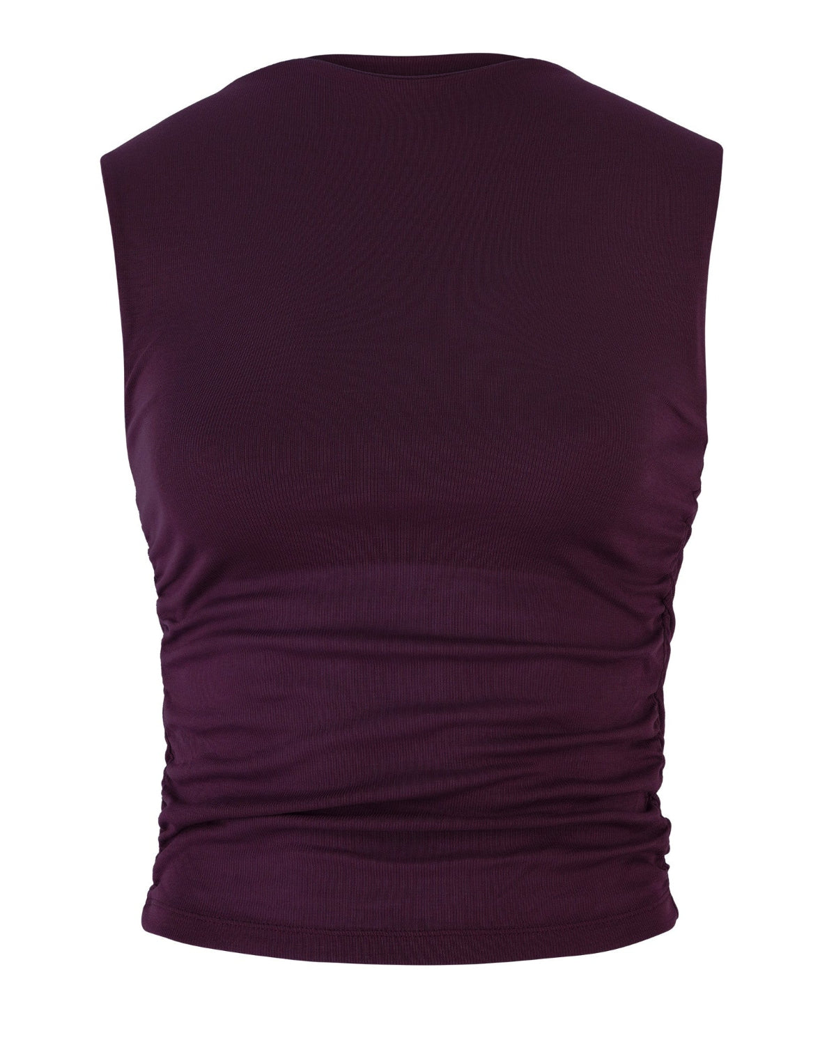 RUFFLE TOP RAFO CHERRY LACQUER GOTS