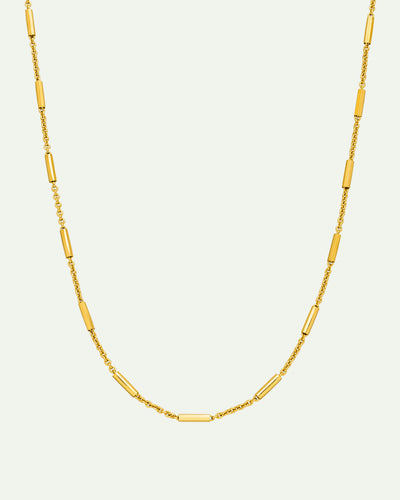 DEAR DARLING BERLIN DELICATE NECKLACE WITH FINE BARS GOLD