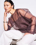 ORGANZA LONGSLEEVE SIMIA MUD Longsleeve jan-n-june 1
