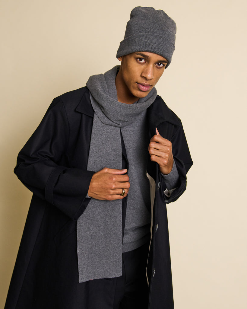 Mens long shawl sale
