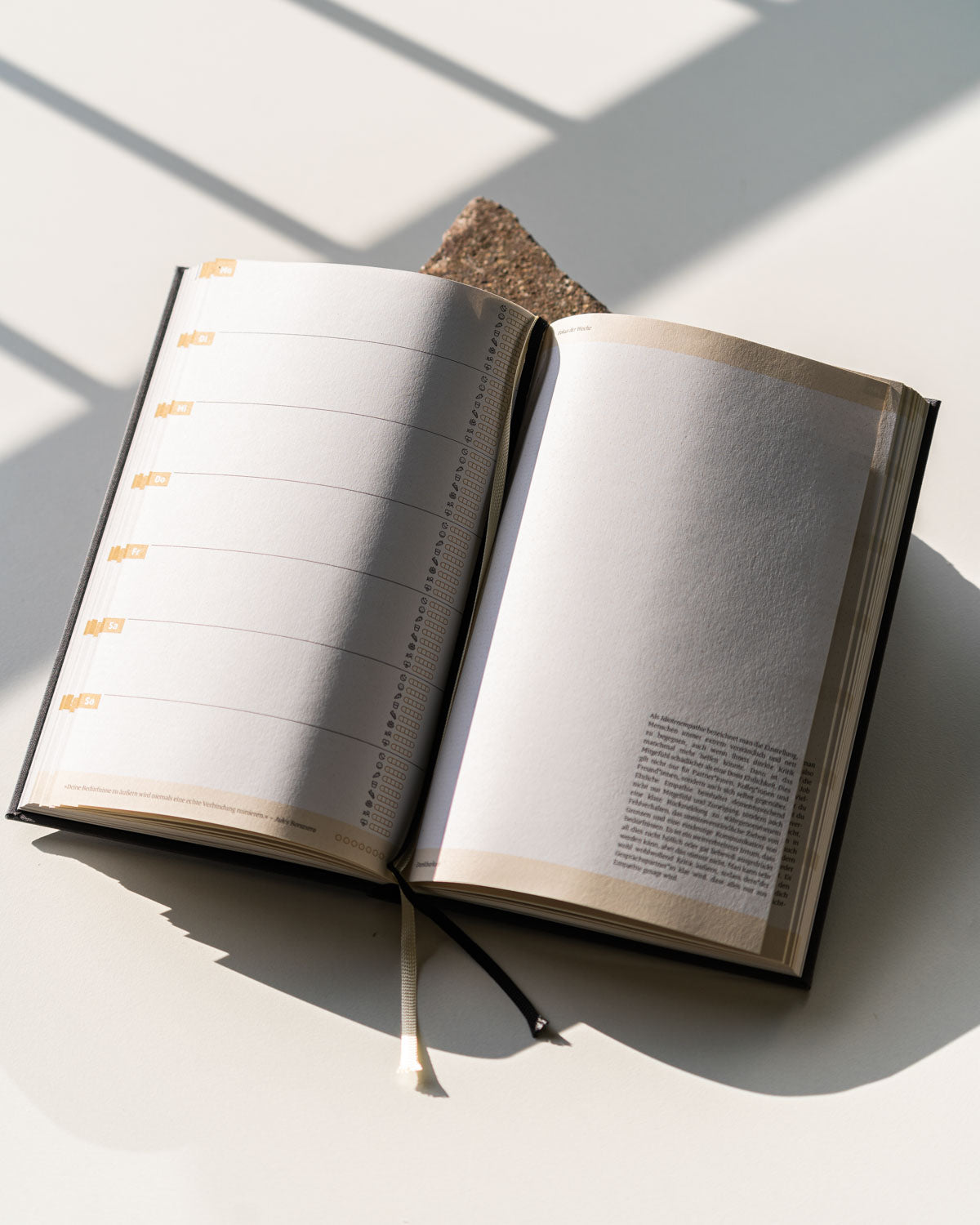 KALENDER EIN GUTER PLAN ANTHRAZIT UNDATED – JAN 'N JUNE