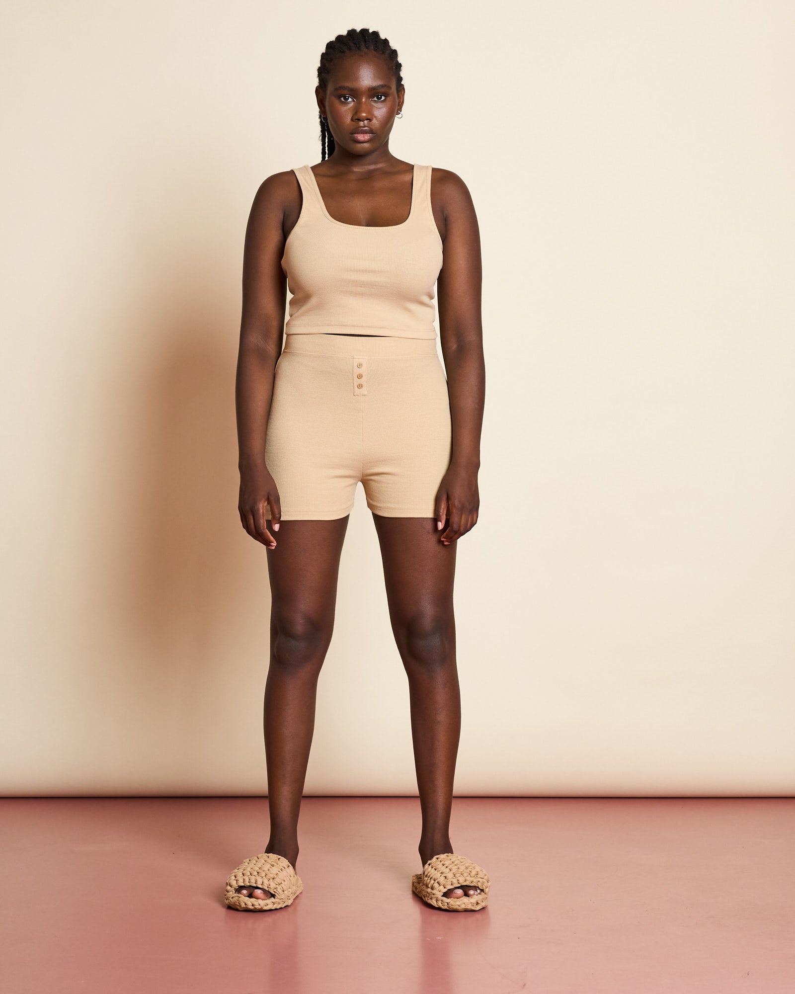 CROP TOP KRAFLA STONE Crop Top jan-n-june 3