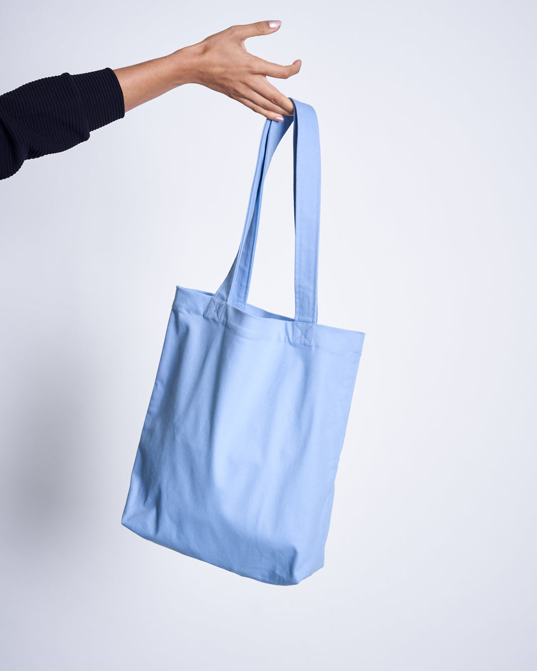 Light blue tote bag deals