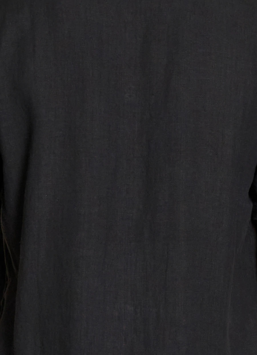 LINEN SHIRT MONS BLACK
