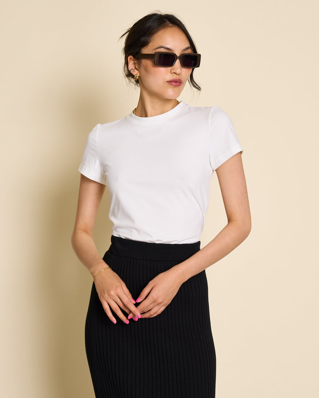 新品タグ付　アパルトモン　Knit Skirt ブラック　38 新品タグ付 アパルトモン Knit Skirt ブラック 38