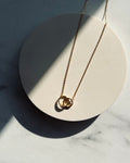 DEAR DARLING BERLIN DOUBLE RING NECKLACE GOLD jan-n-june 1
